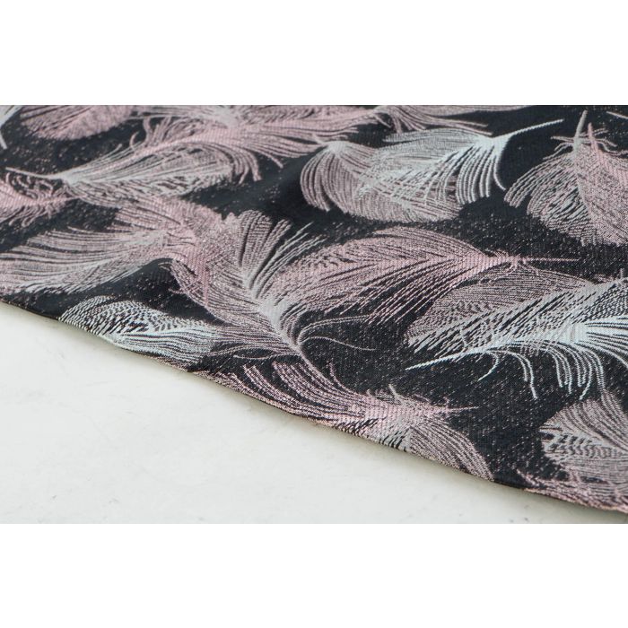 DKD Home Decor Camino de Mesa Glam para Decoración de Poliéster Jacquard con Plumas, Rosa Cobre, 30x180 cm - Pack 6 Unidades 1 DKD Home Decor Camino de Mesa Glam para Decoración de Poliéster Jacquard con Plumas, Rosa Cobre, 30x180 cm - Pack 6 Unidades 1