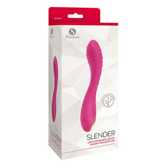 Vibrador Punto G S Pleasures Slender Rosa Vibrador Punto G S Pleasures Slender Rosa