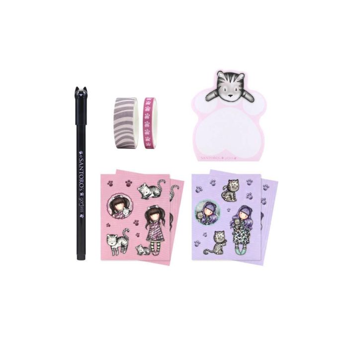 Set de Papelería Gorjuss Ruby wild Rosa Gris 1