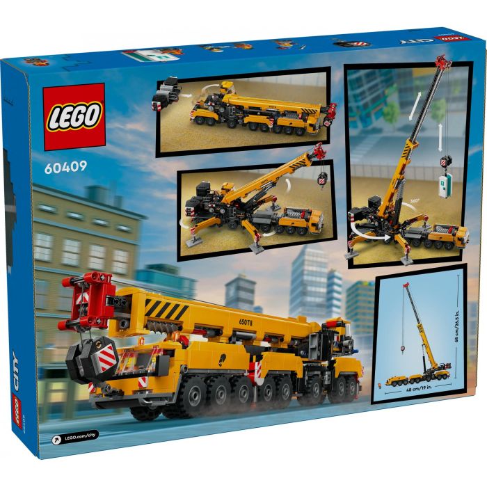 LEGO 60409 Grúa de Construcción Móvil Amarilla LEGO City, Set de Construcción de Juguete para Niños y Niñas, Regalo Perfecto 10