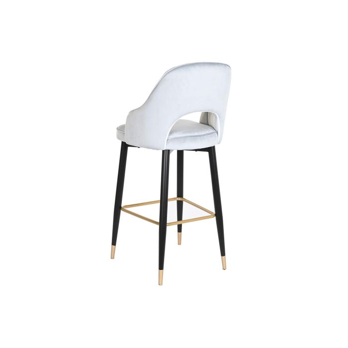 DKD Home Decor Taburete Moderno Gris Negro 53 x 109 x 48 cm (2 Unidades) 5 DKD Home Decor Taburete Moderno Gris Negro 53 x 109 x 48 cm (2 Unidades) 5