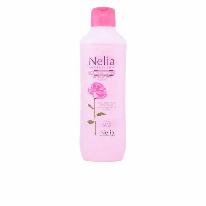 Nelia Agua de Rosas Eau de Cologne Clásica para Mujer 750ml – Fragancia Floral Sutil y Refrescante que Revitaliza tus Sentidos