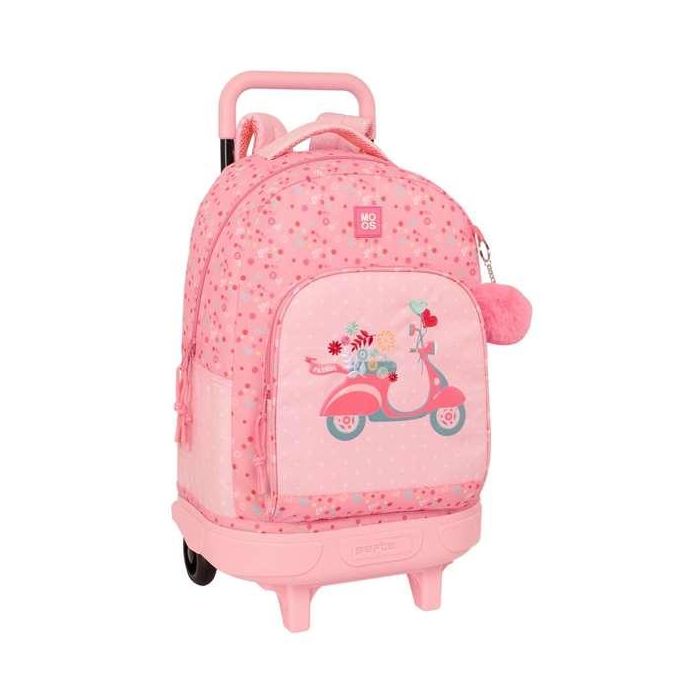 Mochila Safta Grande Con Ruedas Compact Extraible Reciclable Moos Passion 450x330x220 mm Mochila Safta Grande Con Ruedas Compact Extraible Reciclable Moos Passion 450x330x220 mm