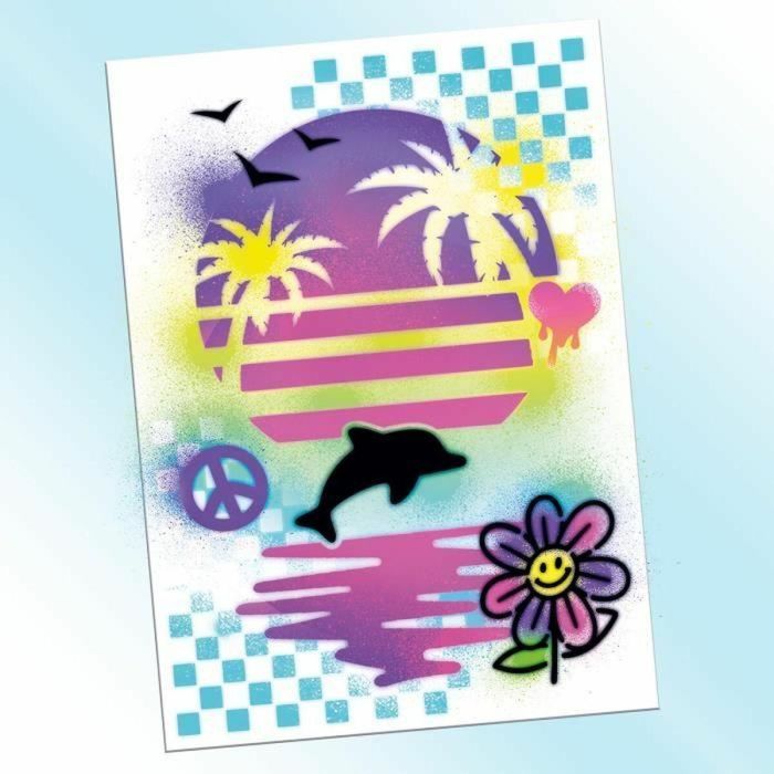 Dibujos para pintar Canal Toys Airbrush Art Poster Creation Blanco 1 Dibujos para pintar Canal Toys Airbrush Art Poster Creation Blanco 1