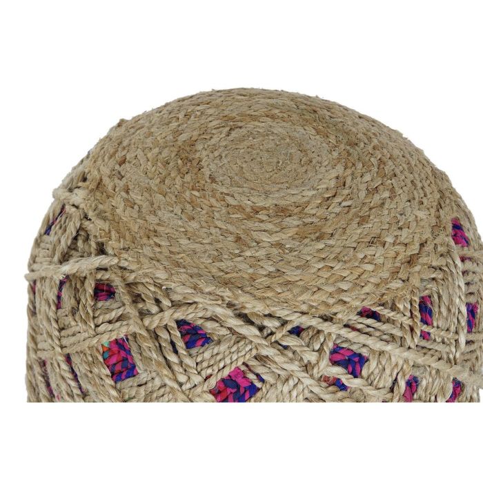 Reposapiés Home ESPRIT Marrón Multicolor Yute 40 x 40 x 45 cm 3 Reposapiés Home ESPRIT Marrón Multicolor Yute 40 x 40 x 45 cm 3