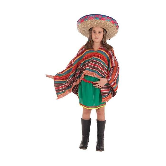 Disfraz infantil mexicana t-1 3-5 años Disfraz infantil mexicana t-1 3-5 años