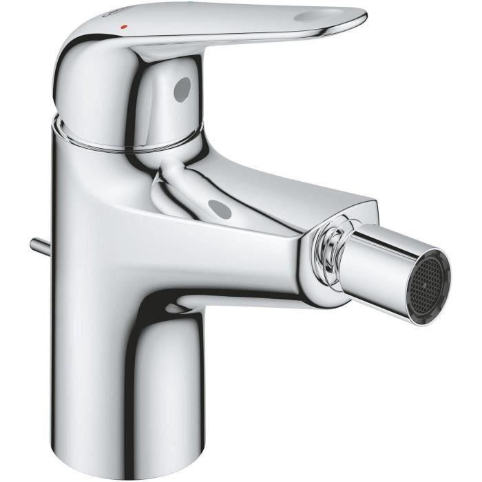 Mezclador monomando de bidé - GROHE Swift - 24332001 - Cromo - Con rótula - Ahorro de agua