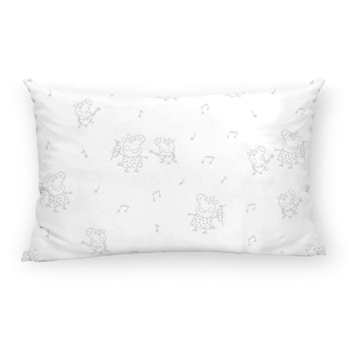 Funda de almohada Peppa Pig Gris Multicolor 175 Hilos 30 x 50 cm 100 % algodón 0 Funda de almohada Peppa Pig Gris Multicolor 175 Hilos 30 x 50 cm 100 % algodón 0