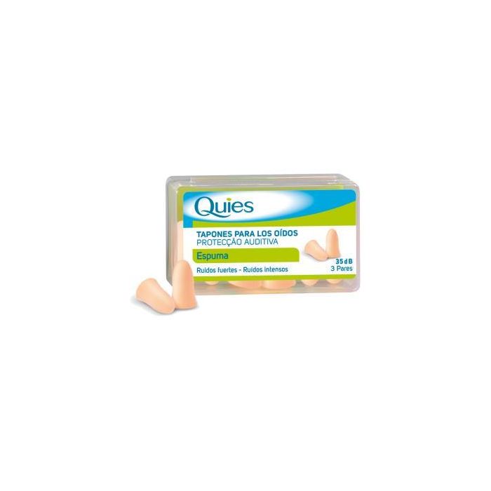 Quies Tapones Espuma Color Carne 6 Unidades