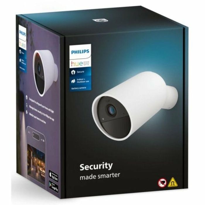 Philips Hue AUC1717288493816 Cámara Inalámbrica Segura HD 1080P Interior o Exterior Control con App Blanca 9 Philips Hue AUC1717288493816 Cámara Inalámbrica Segura HD 1080P Interior o Exterior Control con App Blanca 9