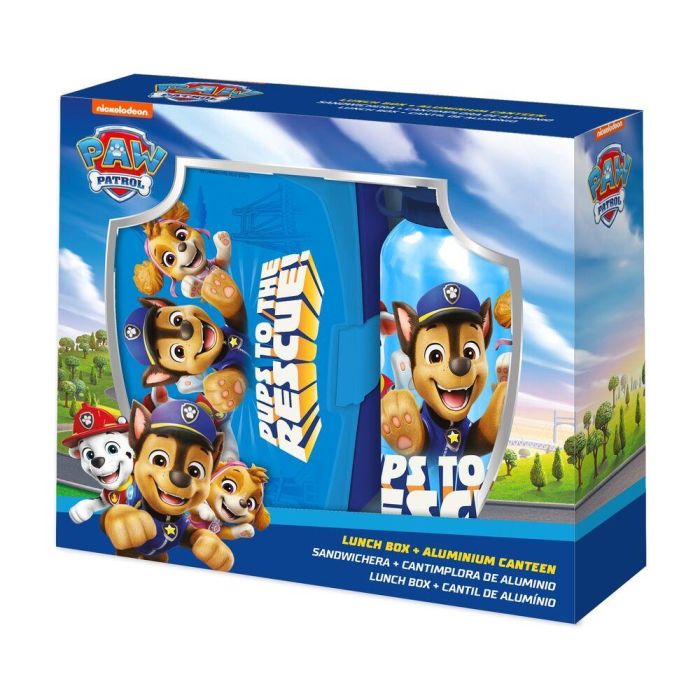 Cantimplora aluminio + sandwichera Patrulla Canina Paw Patrol 500ml 0 Cantimplora aluminio + sandwichera Patrulla Canina Paw Patrol 500ml 0
