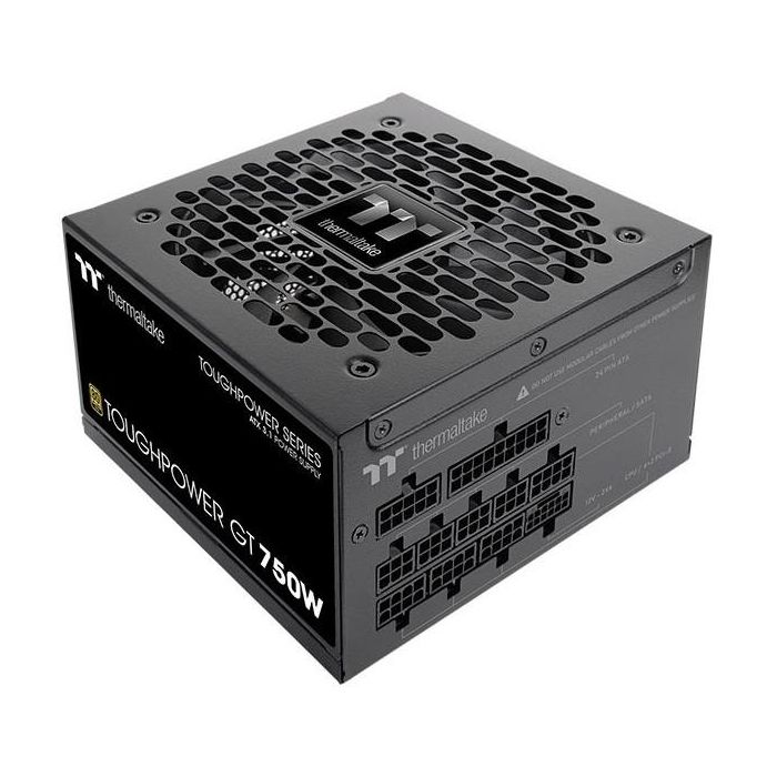 Thermaltake Toughpower Gt Fuente de Alimentación 750W para PC/Servidor ATX 24-pin con Certificación 80 PLUS Gold y Ventilador Activo 12cm Negro