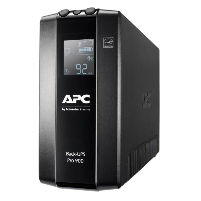APC BR900MI Sistema de Alimentación Ininterrumpida (UPS) Línea Interactiva 0,9 kVA 540 W con 6 Salidas AC Negro APC BR900MI Sistema de Alimentación Ininterrumpida (UPS) Línea Interactiva 0,9 kVA 540 W con 6 Salidas AC Negro