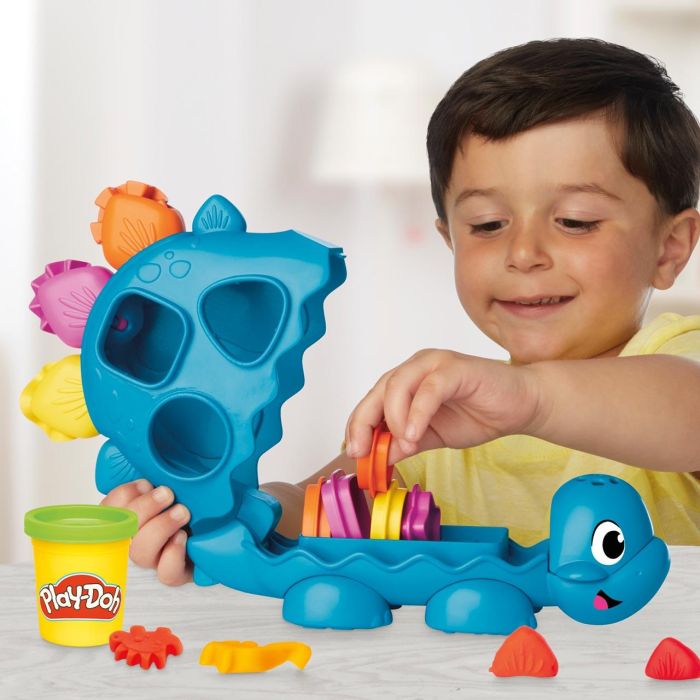 Play-Doh Dinosaurio Set de Juego Formas y Colores con 3 Cortadores, Ruedas, Rodillo y 6 Botes de Plastilina 340g Edad +2 años 2 Play-Doh Dinosaurio Set de Juego Formas y Colores con 3 Cortadores, Ruedas, Rodillo y 6 Botes de Plastilina 340g Edad +2 años 2