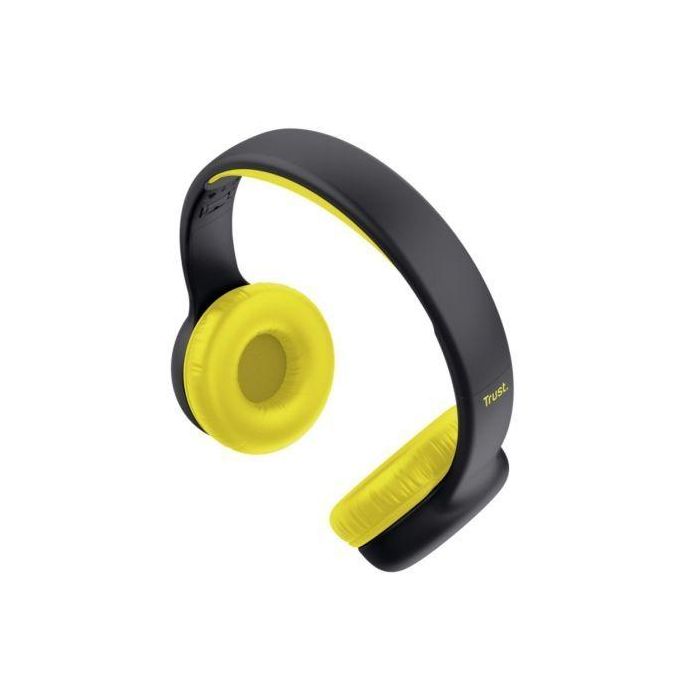 Trust Auriculares Infantiles Nouna Kids con Micrófono Negros 25406 - Limitación Volumen 85dB, Plegables 1