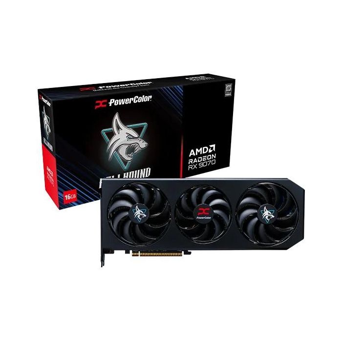 RX 9070 16GB PowerColor Hellhound OC GDDR6 3Fan 7 RX 9070 16GB PowerColor Hellhound OC GDDR6 3Fan 7