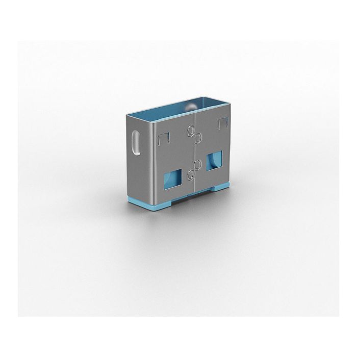 Lindy Bloqueador de Puertos USB (sin llave) - Paquete de 10, Código de Color: Azul