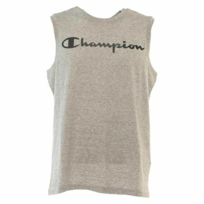 Camiseta para Hombre sin Mangas Champion Crewneck Gris S 0 Camiseta para Hombre sin Mangas Champion Crewneck Gris S 0
