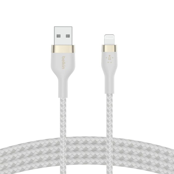 Cable USB a Lightning Belkin CAA010BT2MWH Blanco 2 m