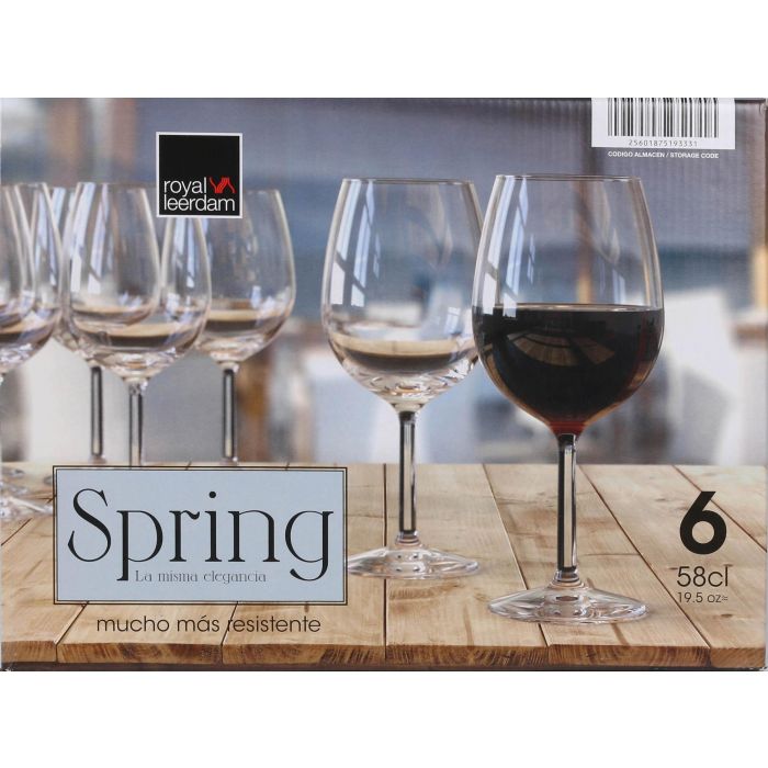 Copa de Vino Spring 58Cl - Royal Leerdam (6 Unidades) 1 Copa de Vino Spring 58Cl - Royal Leerdam (6 Unidades) 1