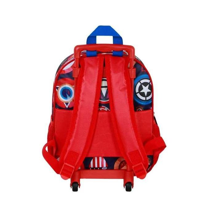 Marvel Capitán América Mochila Infantil 3D con Ruedas Pequeña Multicolor 7L 3 Marvel Capitán América Mochila Infantil 3D con Ruedas Pequeña Multicolor 7L 3