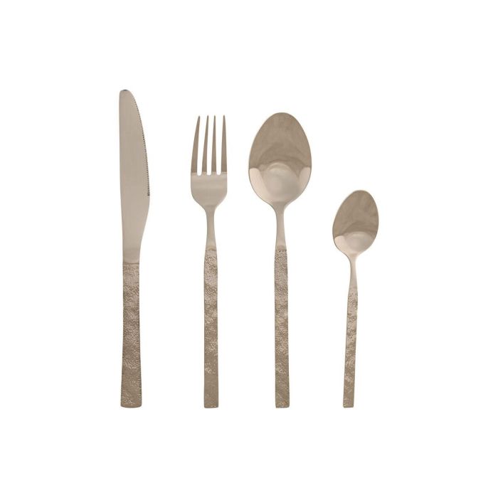 Cuberteria Basicos DKD Home Decor Plateado 7 x 24 x 15 cm Set de 16 Cuberteria Basicos DKD Home Decor Plateado 7 x 24 x 15 cm Set de 16