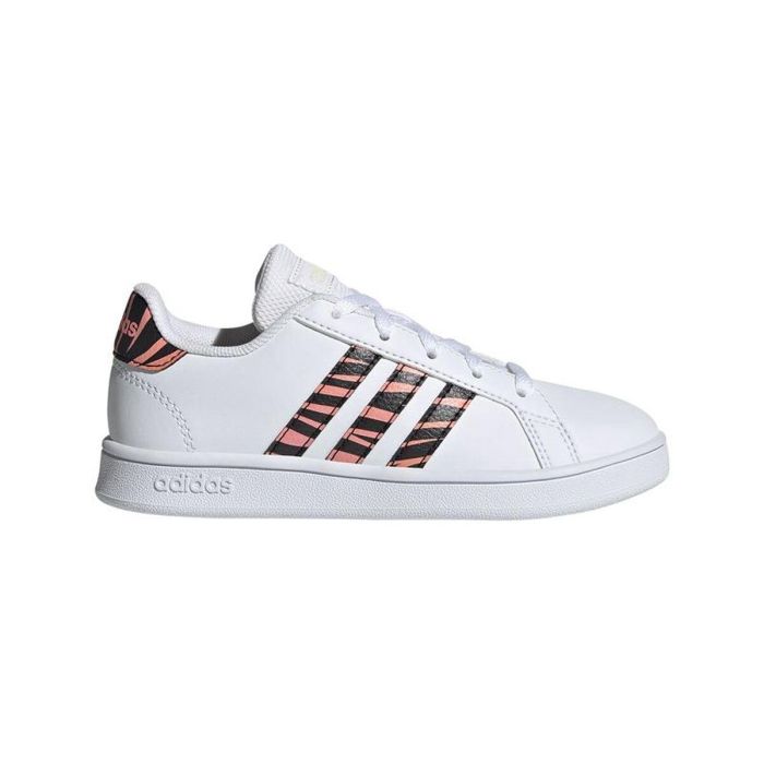 Zapatillas Deportivas Infantiles Adidas Grand Court Print Blanco 40 0