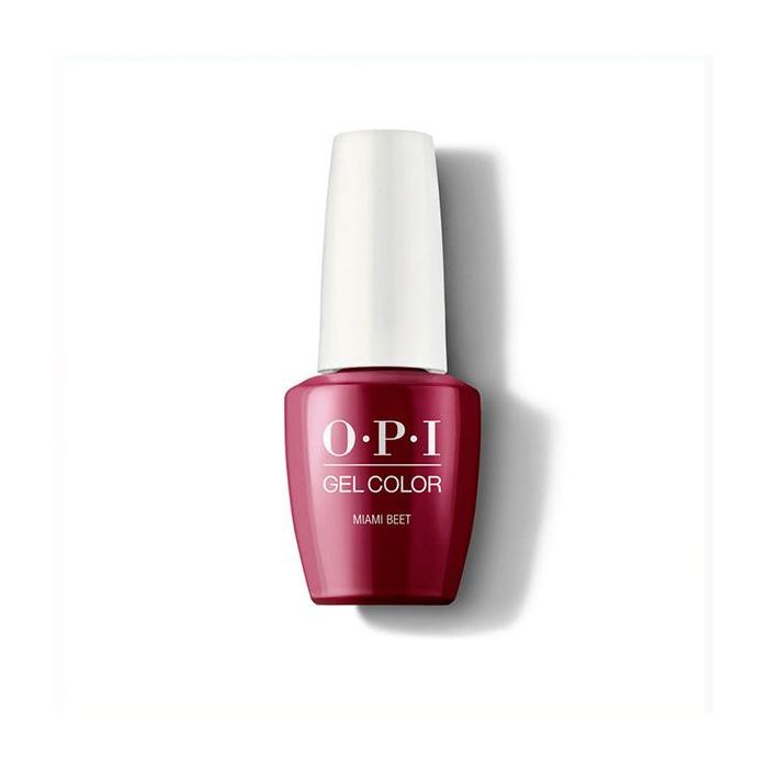 OPI Gel Color Miami Beet / Rojo Vino 15 ml (GC B78A) - Esmalte de uñas de gel