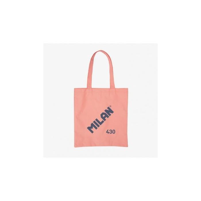 Bolsa Con Asas Milan Tote Bag Serie 1918 Color Rosa 380x410 mm