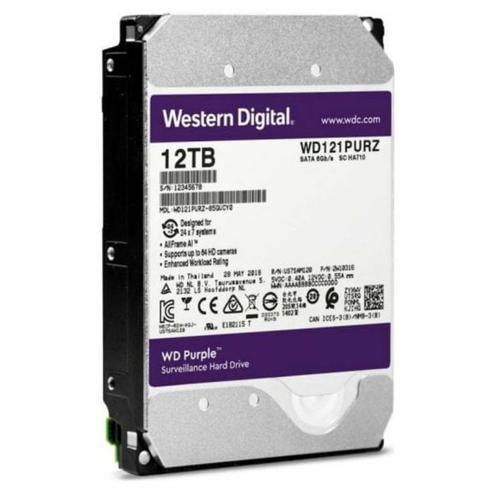 Disco Duro Western Digital WD121PURZ 12 TB 3,5" 3,5" 12 TB 3