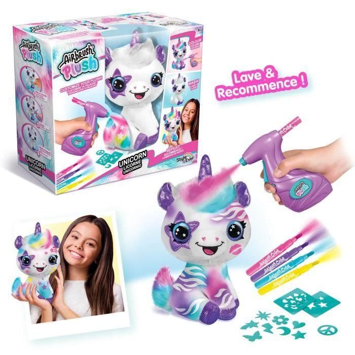 CANAL TOYS - Style 4 ever - Mi unicornio de peluche para personalizar - Peluche Spray Art - OFG 228 CANAL TOYS - Style 4 ever - Mi unicornio de peluche para personalizar - Peluche Spray Art - OFG 228