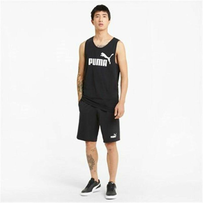 Pantalones Cortos Deportivos para Hombre Puma Essentials Negro S 1 Pantalones Cortos Deportivos para Hombre Puma Essentials Negro S 1