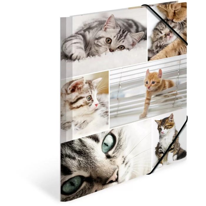 HERMA Sammelmappe A4 Katzen Pappe 1 HERMA Sammelmappe A4 Katzen Pappe 1