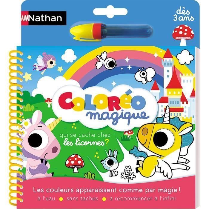 Coloreo Mágico - Unicornios - Juego Creativo - NATHAN - A partir de 3 años 0 Coloreo Mágico - Unicornios - Juego Creativo - NATHAN - A partir de 3 años 0