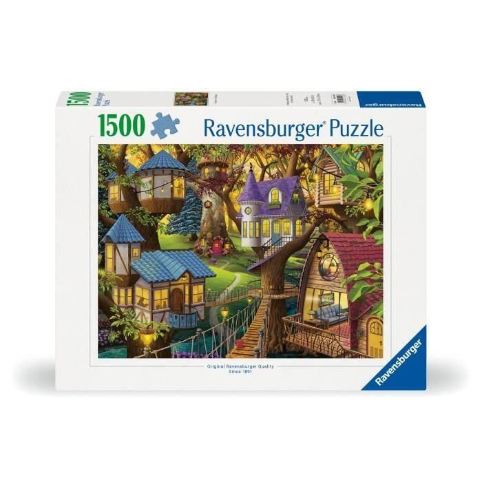 Puzzle Ravensburger Crepúsculo en las copas de los árboles 1500 Piezas 0 Puzzle Ravensburger Crepúsculo en las copas de los árboles 1500 Piezas 0