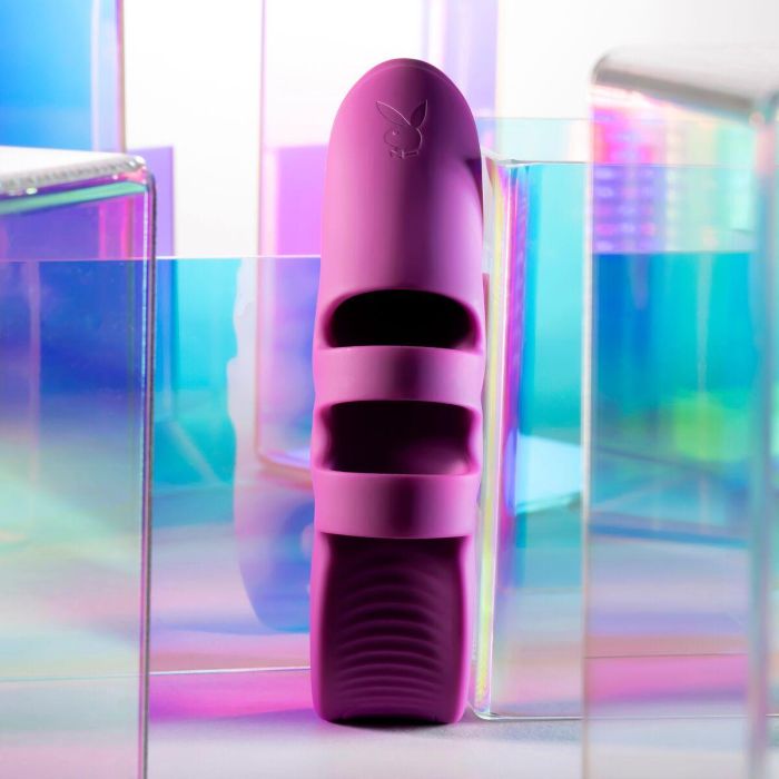 Vibrador Doble Estimulación Evolved Playboy Morado 9 Vibrador Doble Estimulación Evolved Playboy Morado 9