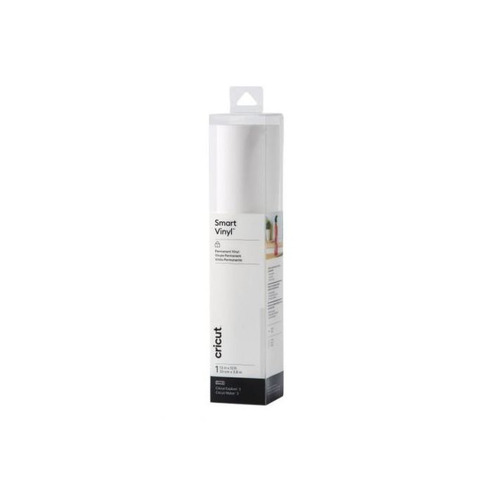 Cricut Smart Vinyl Permanent Rollo de vinilo de termotransferencia Blanco 330mm x 3700mm Ref. 2009054 Cricut Smart Vinyl Permanent Rollo de vinilo de termotransferencia Blanco 330mm x 3700mm Ref. 2009054