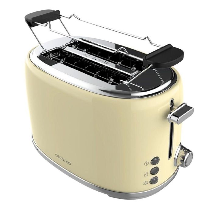 Tostadora Cecotec Toast&Taste 1000 Retro Double 980 W Amarillo 0 Tostadora Cecotec Toast&Taste 1000 Retro Double 980 W Amarillo 0