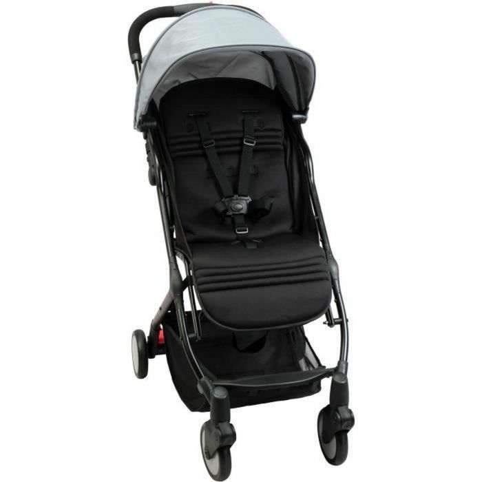 BAMBIKID Cochecito Yuko City Ultracompacto y Ultraligero 6.7kg - Plegado una Mano, desde Nacimiento hasta 15kg - Ideal Viajes Equipaje Mano Gris 5 BAMBIKID Cochecito Yuko City Ultracompacto y Ultraligero 6.7kg - Plegado una Mano, desde Nacimiento hasta 15kg - Ideal Viajes Equipaje Mano Gris 5