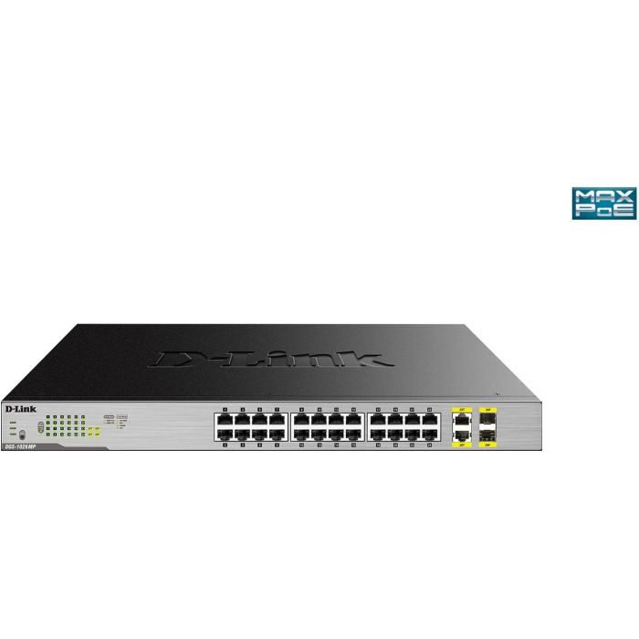 D-Link DGS-1026MP Switch no administrado Gigabit Ethernet 24 puertos PoE+ Montaje en rack