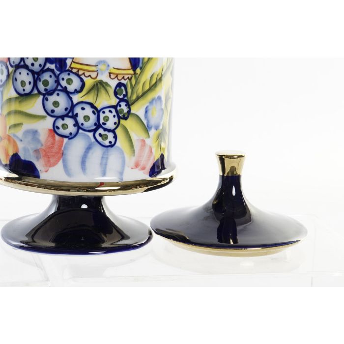 DKD Home Decor Jarrón Shabby Margot Multicolor Negro 15 x 38 x 15 cm 1