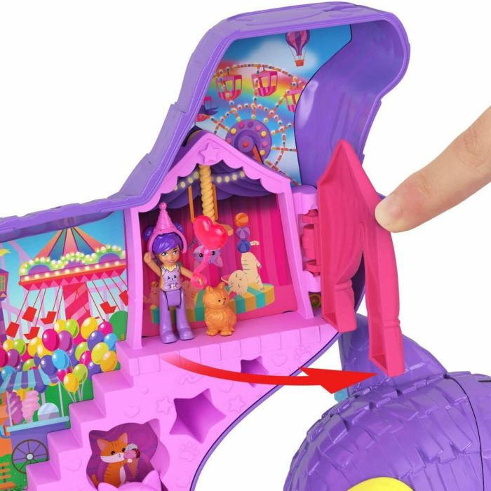 Polly Pocket JFT90 - Set Fiesta de Gatitos con Minifiguras y Accesorios 14