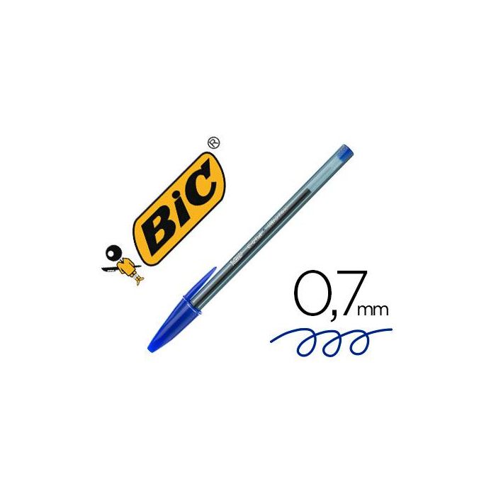 Bic Bolígrafo Cristal Exact Ultra Fine Azul Caja 20 Ud