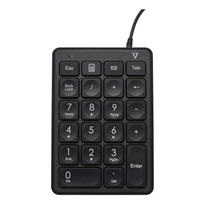 Teclado numérico V7 KP350 Negro 1