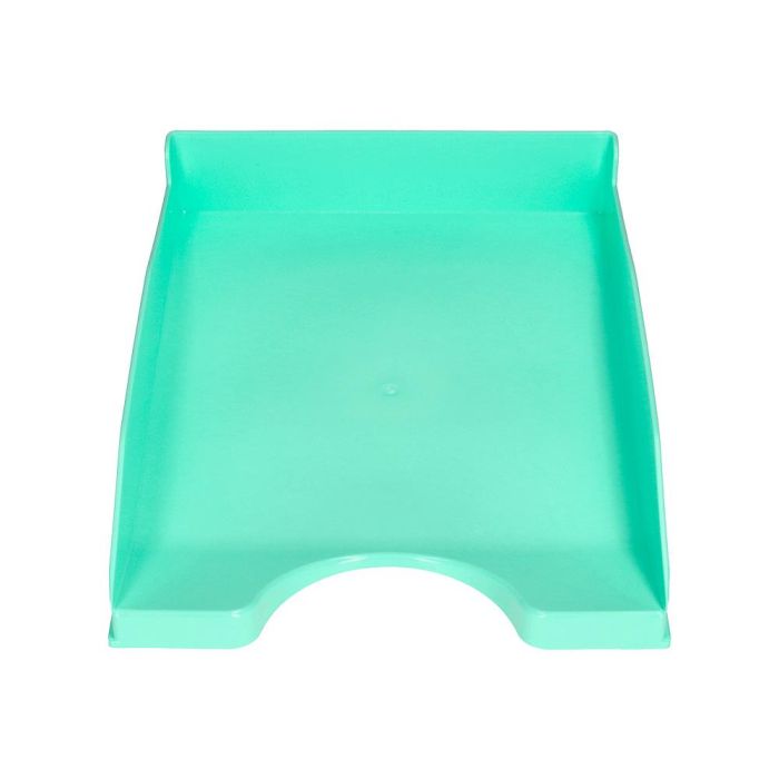 Bandeja Sobremesa Plastico Q-Connect Verde Menta Opaco 240x70x340 mm 2