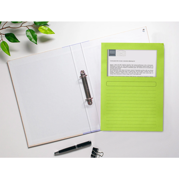 Q-connect Subcarpeta Cartulina Verde DIN A4 con Ventana Transparente 120 gr Certificado Blue Angel 8 Q-connect Subcarpeta Cartulina Verde DIN A4 con Ventana Transparente 120 gr Certificado Blue Angel 8