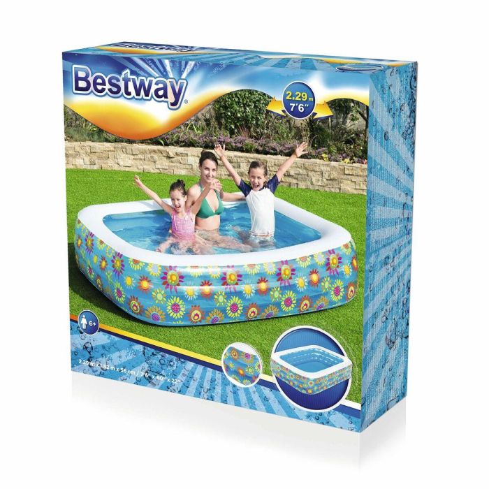 Bestway Piscina Hinchable 3 Camaras Floral 229x152x56 cm +6 Años Jardin 54120 15 Bestway Piscina Hinchable 3 Camaras Floral 229x152x56 cm +6 Años Jardin 54120 15