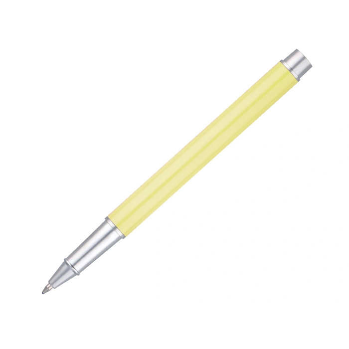 Belius Endless Summer Juego Boligrafo y Roller, Aluminio Amarillo y Plateado, Tinta Azul, Caja de Diseño 9