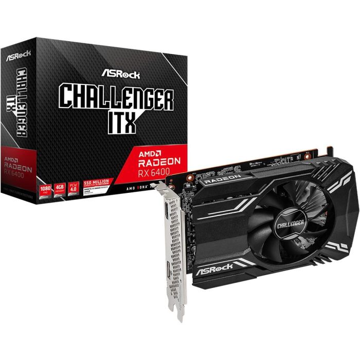ASRock RX6400 CLI 4G AMD Radeon RX 6400 4GB GDDR6 - 90-GA3CZZ-00UANF 4 ASRock RX6400 CLI 4G AMD Radeon RX 6400 4GB GDDR6 - 90-GA3CZZ-00UANF 4