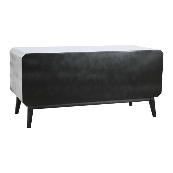DKD Home Decor Mueble TV Moderno Madera Negro Natural 3 Cajones 2 Puertas Ancho 120cm Fondo 50cm Alto 58cm 9 DKD Home Decor Mueble TV Moderno Madera Negro Natural 3 Cajones 2 Puertas Ancho 120cm Fondo 50cm Alto 58cm 9